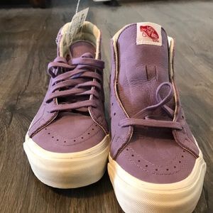 Purple high top Vans. NWT!!